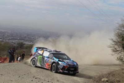 Ken Block (USA) Alex Gelsomino (USA), Ford Fiesta WRC, Monster World Rally