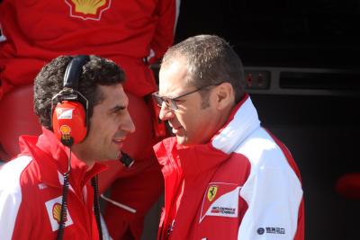 - Free Practice 1, Andrea Stella (ITA) Ferrari race Engineer and Stefano Domenicali (ITA), Team