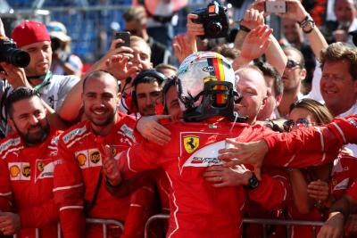  - Race, Sebastian Vettel (GER) Scuderia Ferrari SF70H race