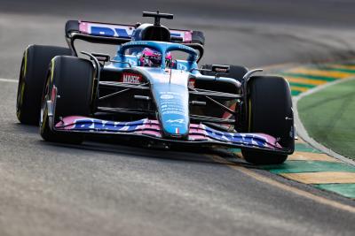 Fernando Alonso (ESP) ), Alpine F1 Team 08.04.2022. Kejuaraan Dunia Formula 1, Rd 3, Grand Prix Australia, Albert Park, Melbourne, Australia, Hari Latihan.- www.xpbimages.com, EMail: request@xpbimages.com © Hak Cipta: Charniaux / XPB Images