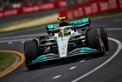 Lewis Hamilton (GBR) ) Mercedes AMG F1 W13. Kejuaraan Dunia Formula 1, Rd 3, Grand Prix Australia, Albert Park,