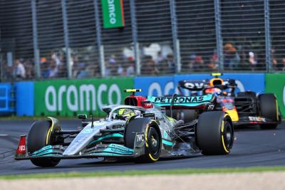 Lewis Hamilton (GBR) Mercedes AMG F1 W13. Formula 1 World Championship, Rd 3, Australian Grand Prix, Albert Park,