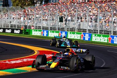 Sergio Perez (MEX) Red Bull Racing RB18. Formula 1 World Championship, Rd 3, Australian Grand Prix, Albert Park,