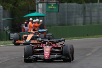 Charles Leclerc (MON) Ferrari F1-75 at the end of the race. Formula 1 World Championship, Rd 4, Emilia Romagna Grand Prix,