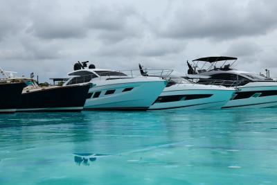 Boats in the mock horbour. Formula 1 World Championship, Rd 5, Miami Grand Prix, Miami, Florida, USA, Preparation Day.-