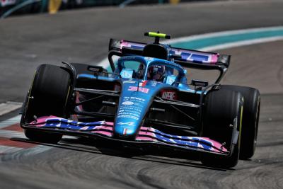 Esteban Ocon (FRA) Alpine F1 Team A522. Formula 1 World Championship, Rd 5, Miami Grand Prix, Miami, Florida, USA,