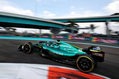 Lance Stroll (CDN) Aston Martin F1 Team AMR22. Formula 1 World Championship, Rd 5, Miami Grand Prix, Miami, Florida, USA,