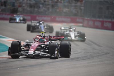 Guanyu Zhou (CHN) Alfa Romeo F1 Team C42. Formula 1 World Championship, Rd 5, Miami Grand Prix, Miami, Florida, USA, Race