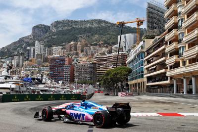 Fernando Alonso (ESP) Alpine F1 Team A522. Formula 1 World Championship, Rd 7, Monaco Grand Prix, Monte Carlo, Monaco,