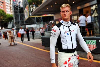 Mick Schumacher (GER) Haas F1 Team on the grid. Formula 1 World Championship, Rd 7, Monaco Grand Prix, Monte Carlo,