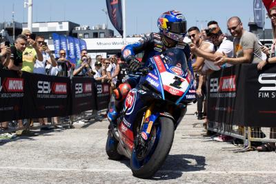 Toprak Razgatlioglu, Misano WorldSBK superpole race, 12 June