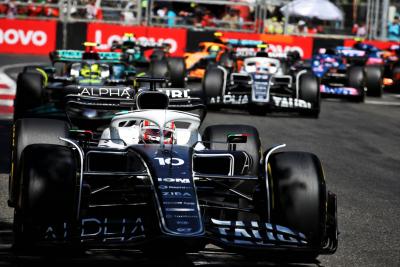 Pierre Gasly (FRA) AlphaTauri AT03. Formula 1 World Championship, Rd 8, Azerbaijan Grand Prix, Baku Street Circuit,