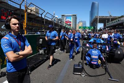 Oscar Piastri (AUS) ), Tim F1 Alpine. Kejuaraan Dunia Formula 1, Rd 8, Grand Prix Azerbaijan, Sirkuit Jalanan Baku,