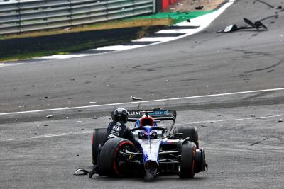 Alexander Albon (THA) Williams Racing FW44 crashed at the start of the race, checked by FIA Meeidcal Delegate. Formula 1