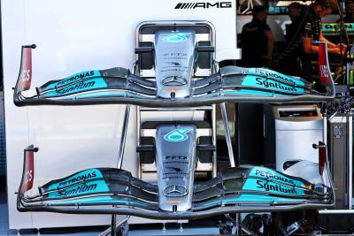 Mercedes AMG F1 W13 front wings. Formula 1 World Championship, Rd 12, French Grand Prix, Paul Ricard, France, Preparation