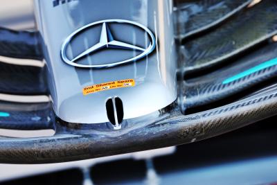 Mercedes AMG F1 W13 nosecone. Formula 1 World Championship, Rd 12, French Grand Prix, Paul Ricard, France, Preparation