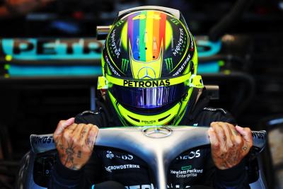 Lewis Hamilton (GBR) ) Mercedes AMG F1 W13. Kejuaraan Dunia Formula 1, Rd 12, Grand Prix Prancis, Paul Ricard, Prancis,