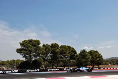 Esteban Ocon (FRA) Alpine F1 Team A522. Formula 1 World Championship, Rd 12, French Grand Prix, Paul Ricard, France,