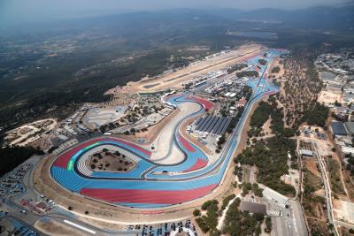 An aerial view of the circuit. Formula 1 World Championship, Rd 12, French Grand Prix, Paul Ricard, France, Race Day.-