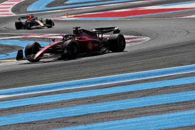 Charles Leclerc (MON) ) Ferrari F1-75. Kejuaraan Dunia Formula 1, Rd 12, Grand Prix Prancis, Paul Ricard, Prancis, Race