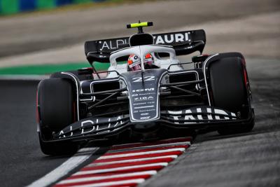 Yuki Tsunoda (JPN) ) AlphaTauri AT03. Kejuaraan Dunia Formula 1, Rd 13, Hungarian Grand Prix, Budapest, Hungaria,