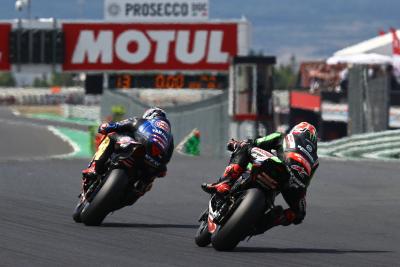 Toprak Razgatlioglu and Jonathan Rea, Czech WorldSBK race2, 31 July