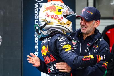 Max Verstappen (NLD), Red Bull Racing and Adrian Newey (GBR) Red Bull Racing Chief Technical Officer Formula 1 World