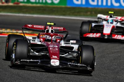 Guanyu Zhou (CHN) ) Alfa Romeo F1 Team C42. Kejuaraan Dunia Formula 1, Rd 14, Grand Prix Belgia, Spa Francorchamps,