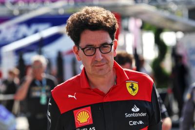 Mattia Binotto (ITA) ) Ketua Tim Ferrari. Kejuaraan Dunia Formula 1, Rd 16, Grand Prix Italia, Monza, Italia,
