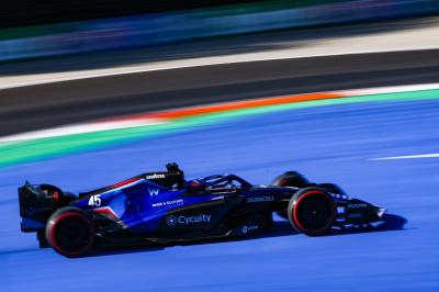 Nyck de Vries (NLD) Williams Racing Formula 1 World Championship, Rd 16, Italian Grand Prix, Monza, Italy, Qualifying