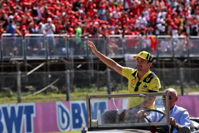 Charles Leclerc (MON) Ferrari on the drivers parade. Formula 1 World Championship, Rd 16, Italian Grand Prix, Monza,