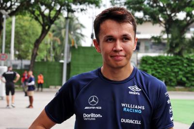 Alexander Albon (THA) ) Williams Racing. Kejuaraan Dunia Formula 1, Rd 17, Grand Prix Singapura, Jalan Marina Bay