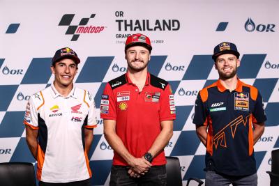 Marc Marquez, Jack Miller, Miguel Oliveira , Thailand MotoGP. 29 September