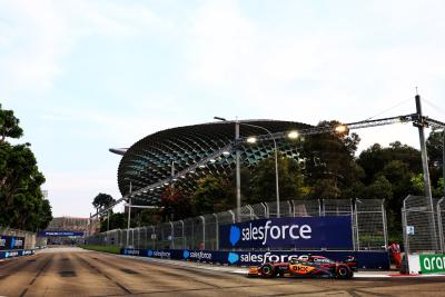 Lando Norris (GBR) McLaren MCL36. Formula 1 World Championship, Rd 17, Singapore Grand Prix, Marina Bay Street Circuit,