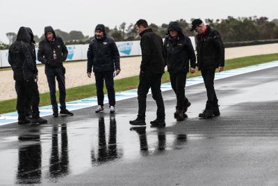 Track inspection Australian MotoGP, 13 October