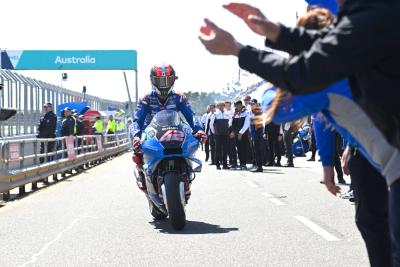 Alex Rins, MotoGP race, Australian MotoGP 16 October