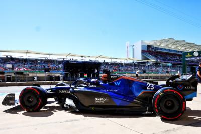 Alexander Albon (THA) Williams Racing FW44 leaves the pits. Formula 1 World Championship, Rd 19, United States Grand Prix,