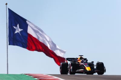 Max Verstappen (NLD), Red Bull Racing Formula 1 World Championship, Rd 19, United States Grand Prix, Austin, Texas, USA,