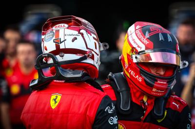 Charles Leclerc (FRA), Scuderia Ferrari and Carlos Sainz Jr (ESP), Scuderia Ferrari Formula 1 World Championship, Rd 19,