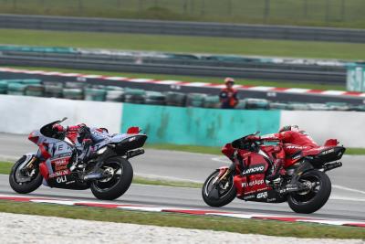 Enea Bastianini Francesco Bagnaia , MotoGP race, Malaysian MotoGP, 23 October