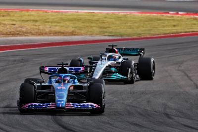 Fernando Alonso (ESP) Alpine F1 Team A522. Formula 1 World Championship, Rd 19, United States Grand Prix, Austin, Texas,