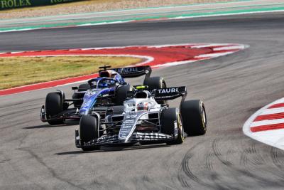 Yuki Tsunoda (JPN) ) AlphaTauri AT03. Kejuaraan Dunia Formula 1, Rd 19, Grand Prix Amerika Serikat, Austin, Texas, USA,