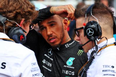 Lewis Hamilton (GBR) Mercedes AMG F1 on the grid. Formula 1 World Championship, Rd 19, United States Grand Prix, Austin,