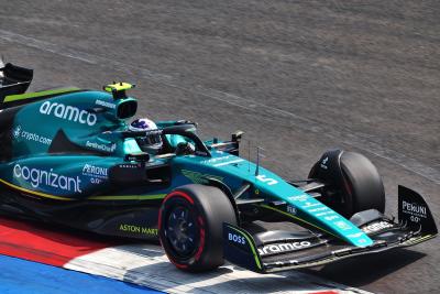 Sebastian Vettel (GER) ) Aston Martin F1 Team AMR22. Kejuaraan Dunia Formula 1, Rd 20, Grand Prix Meksiko, Mexico City,