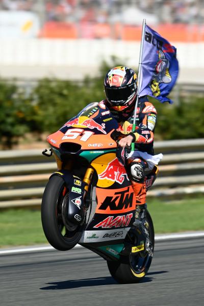 Pedro Acosta, Moto2 race, Valencia MotoGP, 6 November