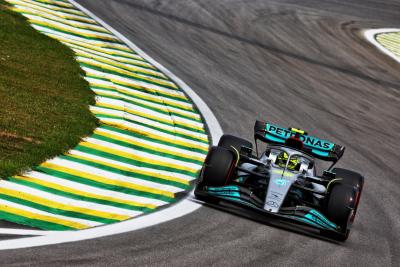 Lewis Hamilton (GBR) Mercedes AMG F1 W13. Formula 1 World Championship, Rd 21, Brazilian Grand Prix, Sao Paulo, Brazil,