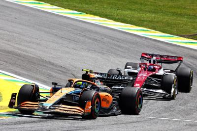 Lando Norris (GBR) ) McLaren MCL36. Kejuaraan Dunia Formula 1, Rd 21, Grand Prix Brasil, Sao Paulo, Brasil, Sprint