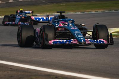 Fernando Alonso (ESP ) Tim F1 Alpen A522. Kejuaraan Dunia Formula 1, Rd 21, Grand Prix Brasil, Sao Paulo, Brasil,