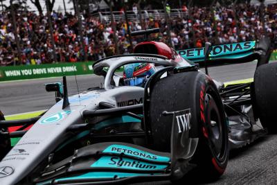 George Russell (GBR) Mercedes AMG F1 W13. Formula 1 World Championship, Rd 21, Brazilian Grand Prix, Sao Paulo, Brazil,