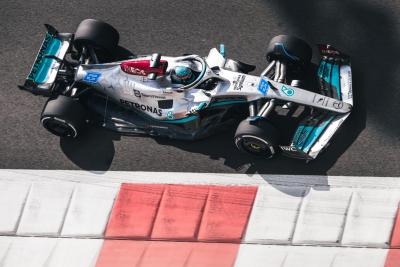 George Russell (GBR) Mercedes AMG F1 W13. Formula 1 World Championship, Rd 22, Abu Dhabi Grand Prix, Yas Marina Circuit,